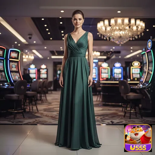 Ilustração de Explore os Slots e Live Gaming com u555